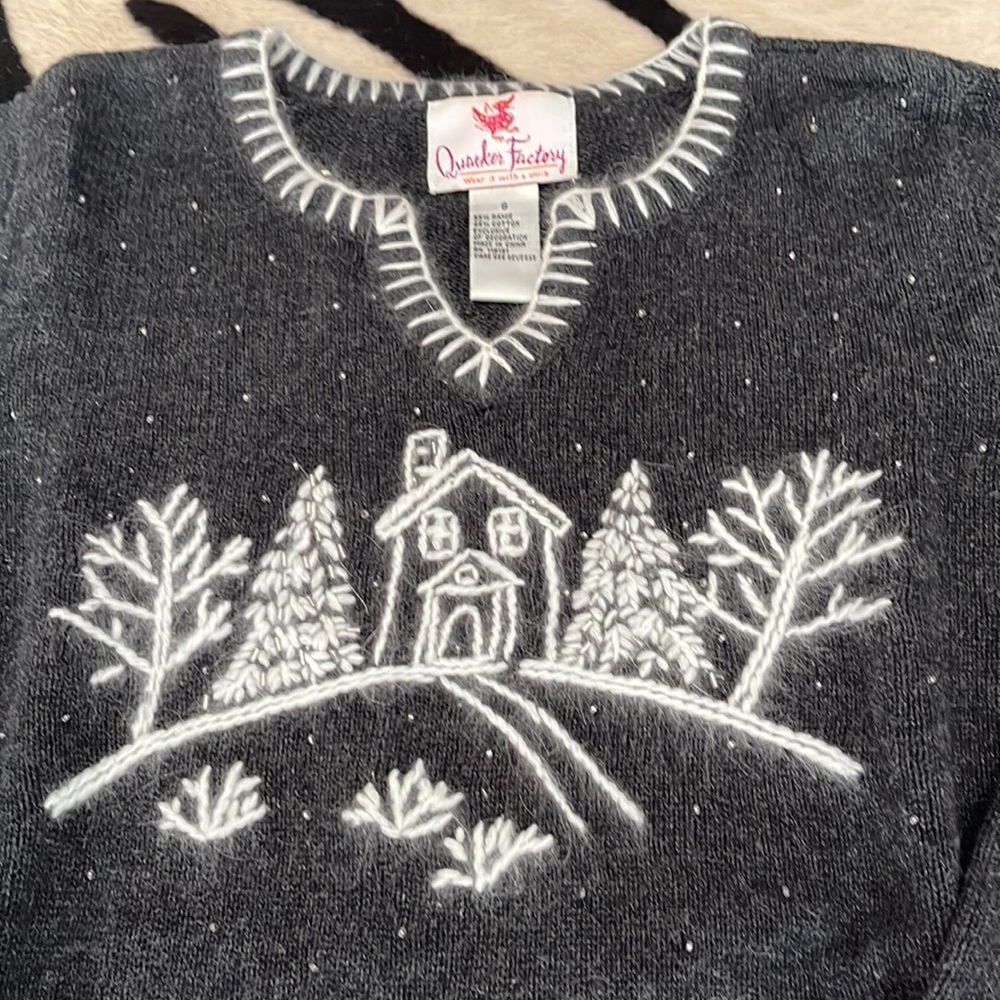 💋💋💋Quacker Factory Sweater 💋💋💋 - Picture 4 of 7